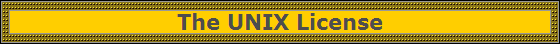 The UNIX License